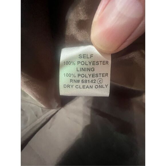 London Times Halter Dress Sz 12 Brown/Taupe NWT - Picture 6 of 9